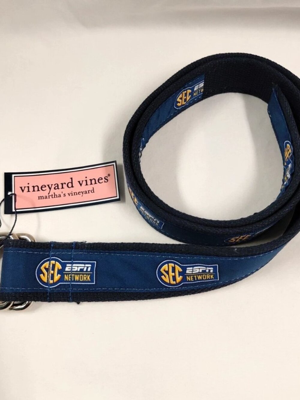 NWT Vineyard Vines Belt Sz Medium SEC ESPN Network by Shep And Ian Made in USA